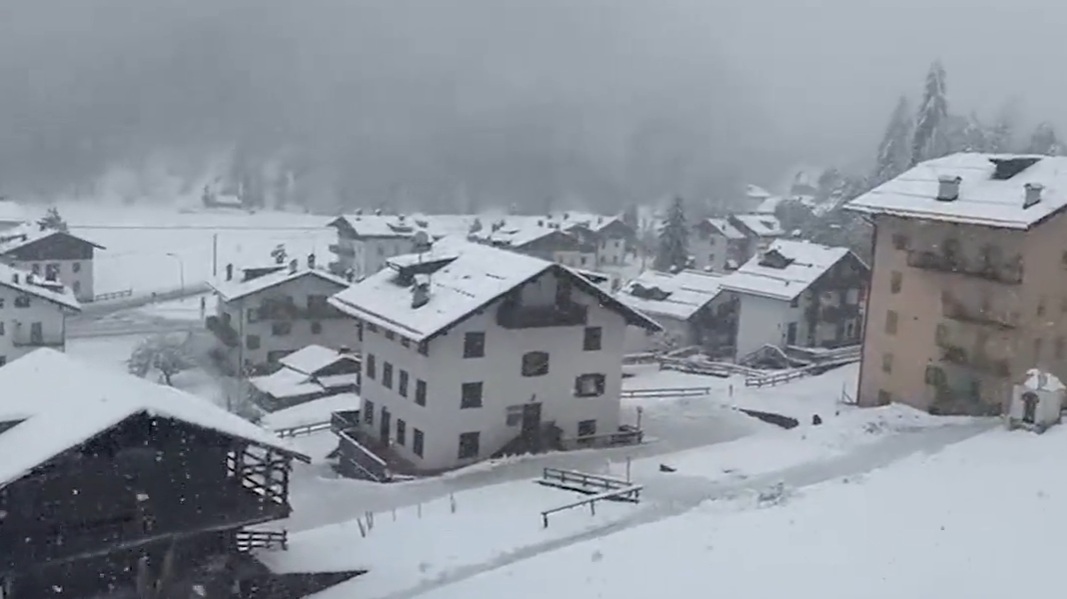 Heavy snow in parts of Italy