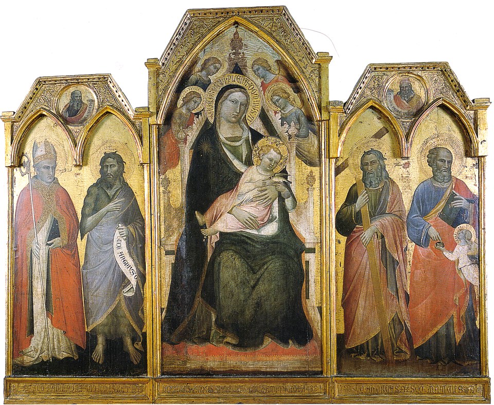 Spinello Aretino triptych, Public domain, via Wikimedia Commons