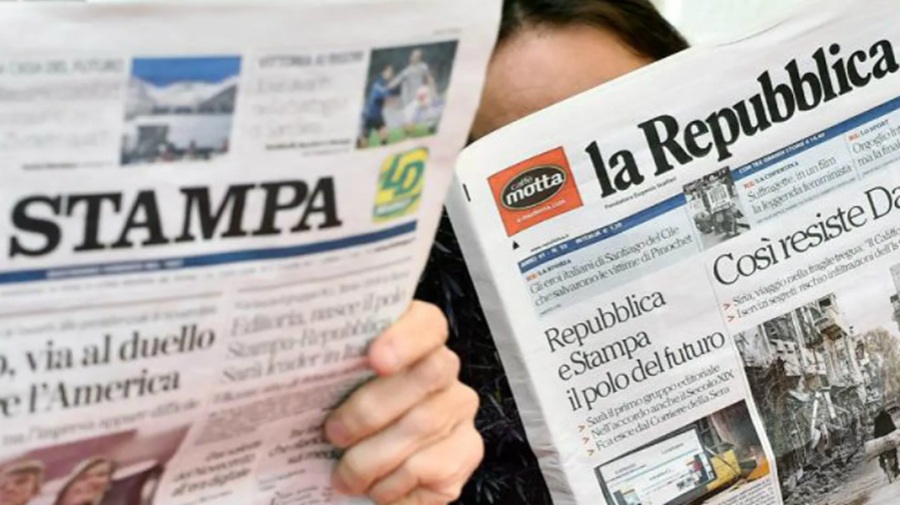 la repubblica and la stampa sold Image credit: Reuters