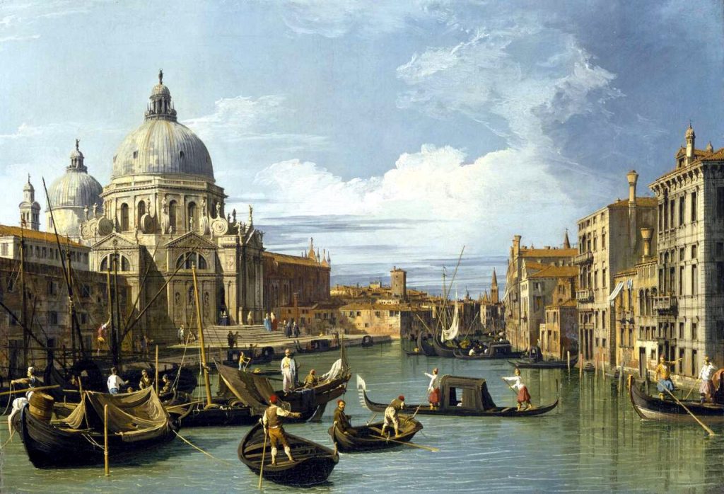 The Grand Canal Por Canaletto - Web Gallery of Art: Imagen Info about artwork, Dominio público, https://commons.wikimedia.org/w/index.php?curid=1008803