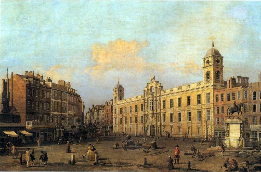 Northumberland House Por Canaletto - https://www.wga.hu/frames-e.html?/html/c/canalett/7/canal713.html, Dominio pubblico, https://commons.wikimedia.org/w/index.php?curid=7079598