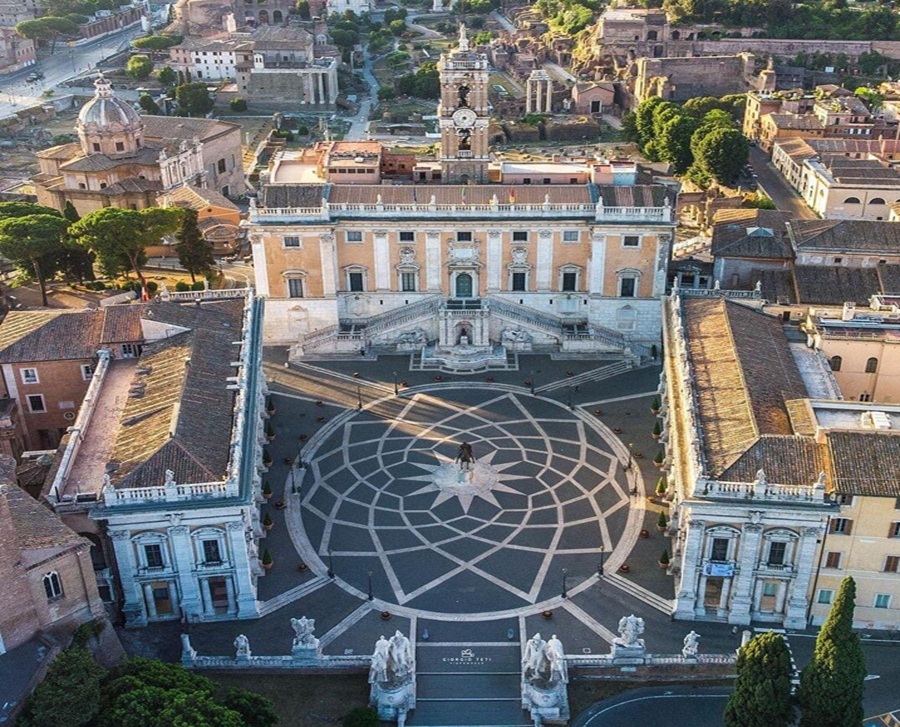 Il Campidoglio dove si terrà la cerimonia di premiazione dell'80esima edizione del Premio Strega.