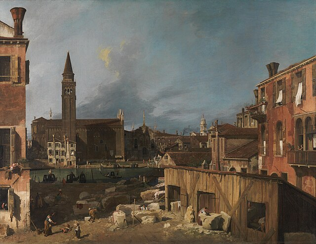 Il Cantiere dello Scalpellino, Canaletto