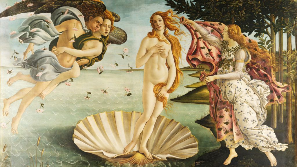 La Nascita di Venere di Sandro Botticelli