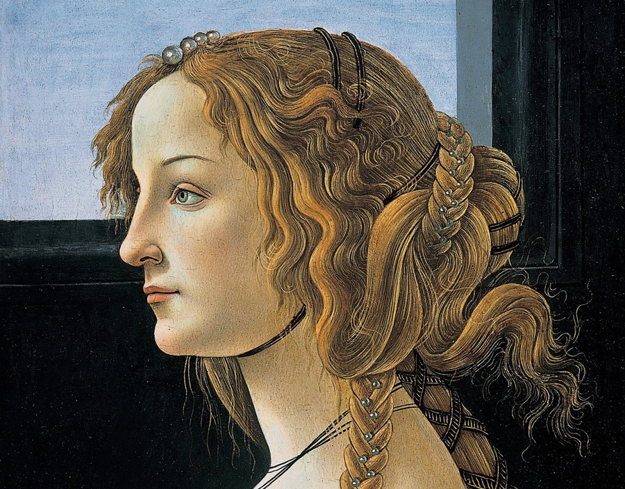 Il dipinto di Botticelli raffigurante una donna ritenuta Simonetta Vespucci