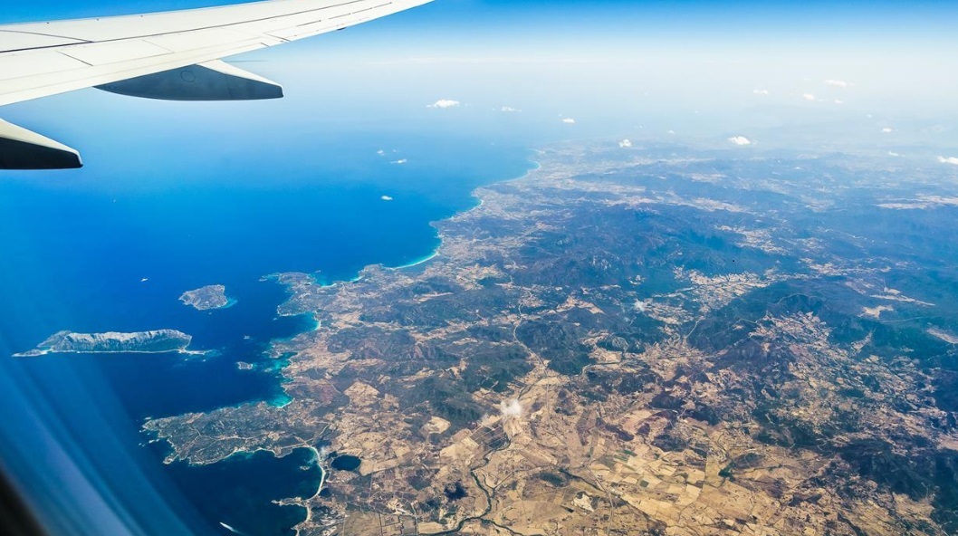Sardinia from the air Delta Air Lines have started direct New York to Sardinia flights