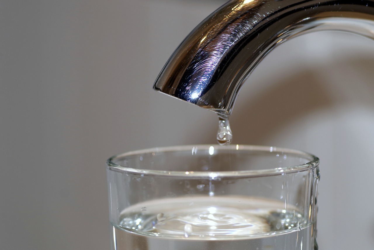 water rationing - tap drip of water into glass Tourist loses claim she has a right to drink tap water rather than bottled.