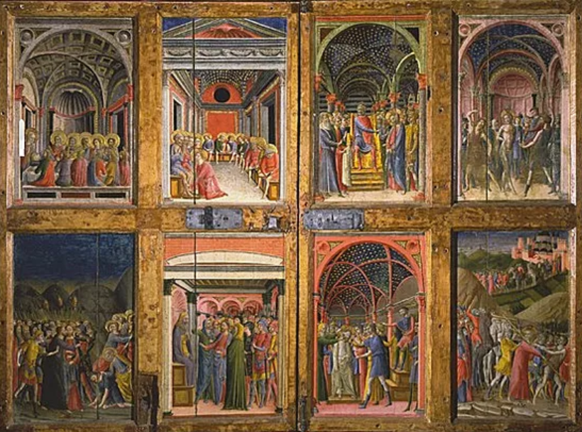 Arliquiera, 1445, Il Vecchietta, (Siena, Pinacoteca Nazionale)