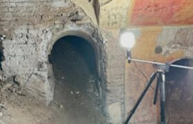 Antica domus romana scoperta sotto la scuola di Roma