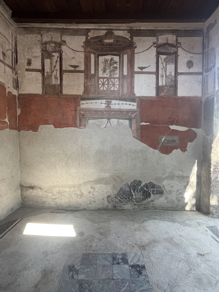 Affresco dopo il restauro. Credito immagine: Parco Archeologico di Ercolano