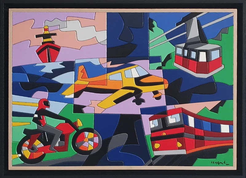 Buon Viaggio (2023) di Ugo Nespolo